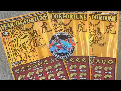 💥Wins Found💥 $20 Year Of The Fortune🐅 CA Lottery Scratchers💖