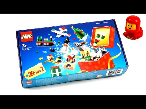 Vidéo LEGO Saisonnier 40222 : Jeu de 24 constructions de Noël