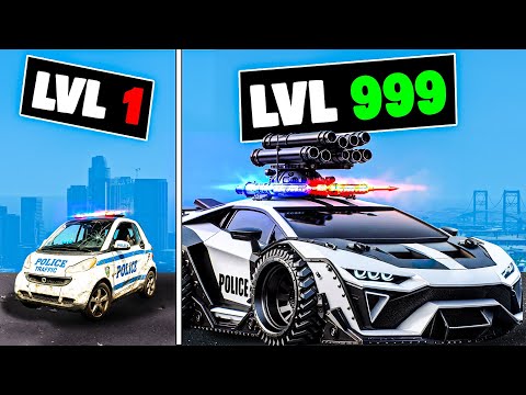 Level 1 to Level 1,000 Police Car in GTA 5