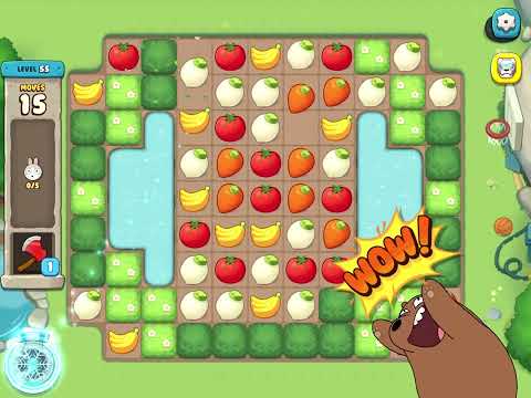 We Bare Bears Match3 Repairs (Level 51 - 60)