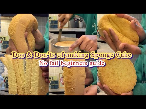 Perfect Sponge Cake Tips & Tricks | No Fail Beginners guide ✨