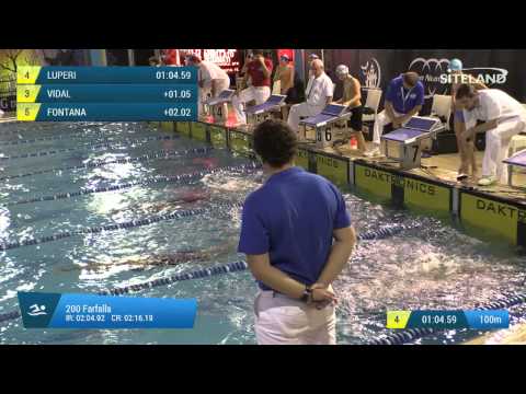 Serie 1 dei 200 Farfalla  Assoluti Femmine Agonisti - Meeting di Halloween 10Trofeo citta' di Rosa'