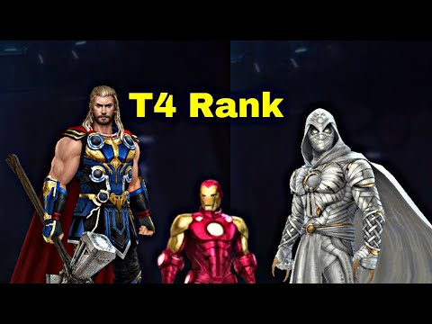 T4 Rank On iron Man Thor And Moon Knight - Marvel Future Fight