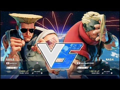 Bonchan (Nash) vs Santarou (Guile)：ボンちゃん（ナッシュ） vs 三太郎（ガイル）