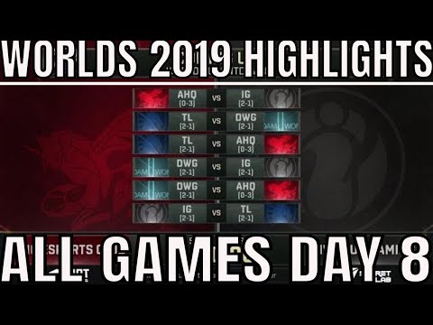 S9 Worlds 2019 Day 8 Highlights ALL GAMES Group D + Worlds 2019 Quarterfinal Draw