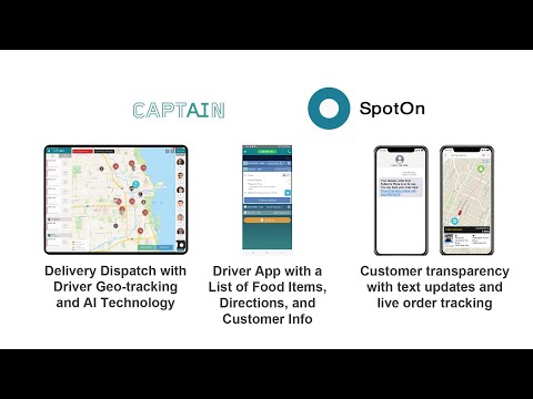 SpotOn's Captain AI Delivery Integration - Full Operational Video
