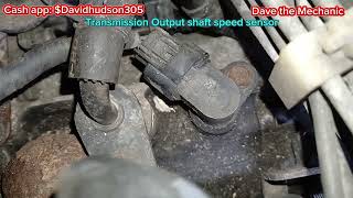 2003-2005 Honda pilot V6 Transmission Output and input speed sensor locations & instructions