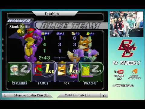 BC Biweekly 29 Doubles: Winner's Round 1 - Massive Justin Kim (Blue) vs. Wild Animals (Green)