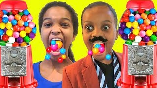 Giant Dubble Bubble Gumball Machine - Bubble Gum Challenge - Pretend Play - Onyx Kids