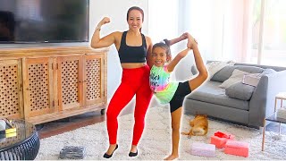 DANCE STRETCH CHALLENGE WITH JORDAN! | The Extra Family