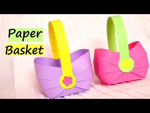 How to make a Paper Basket for Easter | Easy Paper Crafts Video