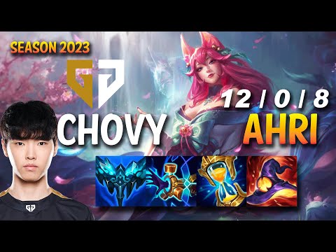 GEN Chovy AHRI vs K'SANTE Mid - KR Ranked