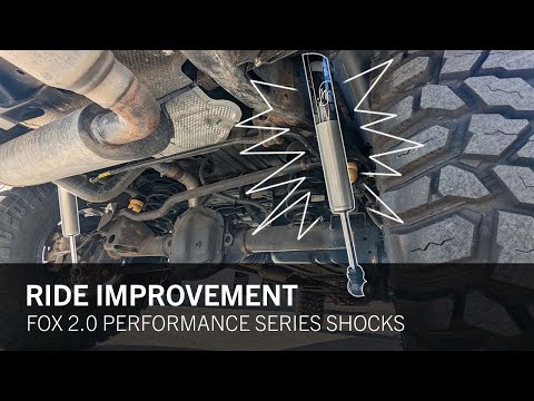 Fox 2.0 Performance Series Shocks - Improved Ride Quality!