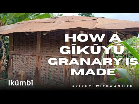 How A Traditional Gĩkũyũ Granary (Ikũmbĩ) Is Made