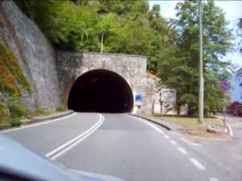 Tunnels at Lago di Como, in Italy