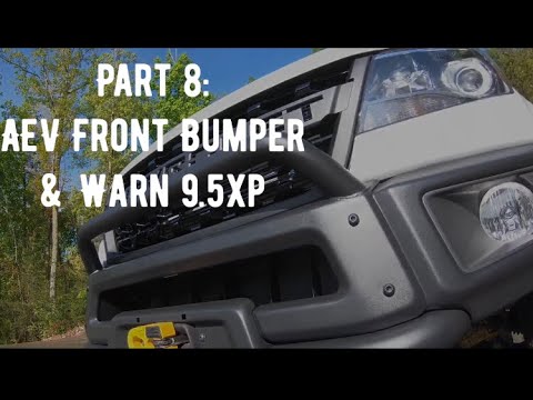 Part 8 Chevy ZR2 Diesel Build - AEV Front Bumper and Warn Winch
