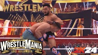 WWE 2K24 - John Cena Vs Austin Theory - Wrestleman