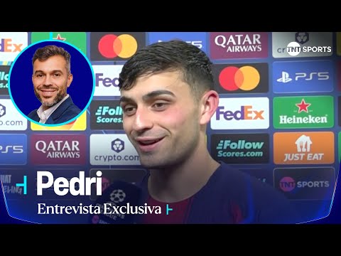 PEDRI: "NECESITAMOS A RONALD ARAÚJO" | BARCELONA 2-1 E. FRANKFURT | CHAMPIONS LEAGUE I ENTREVISTA