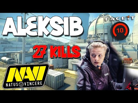 Aleksib New NAVI Player POV - 27 Kills - (NUKE) - FACEIT PRO LEAGUE