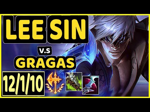 LEE SIN vs GRAGAS - 12/1/10 KDA JUNGLE GAMEPLAY - NA Ranked DIAMOND