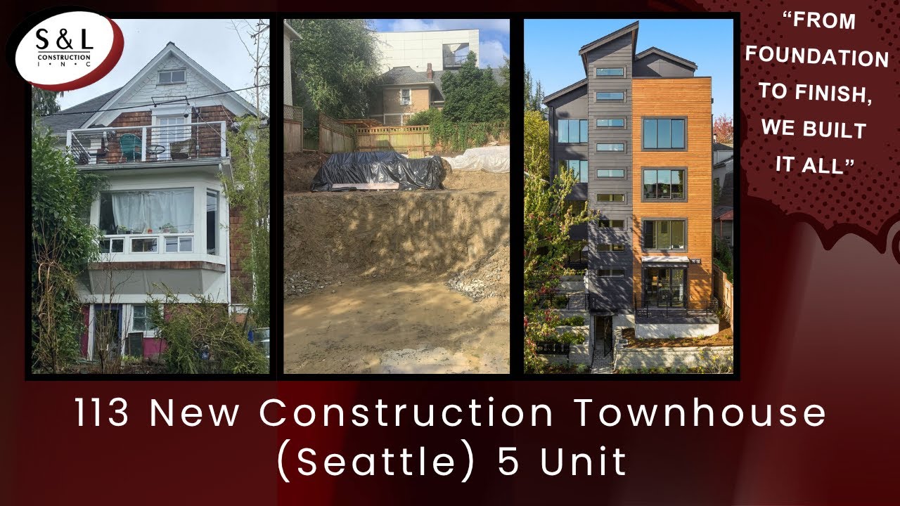 113 New Construction Townhouse 5 Unit Seattle