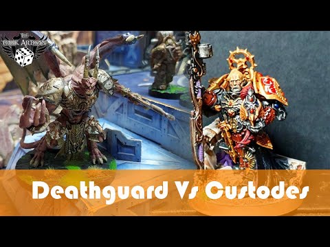 Deathguard Vs Adeptus Custodes War of the Spider Battle Report