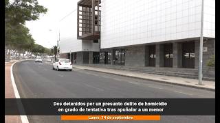 Dos detenidos tras apu&ntilde;alar presuntamente por la espalda a un menor en Costa Teguise