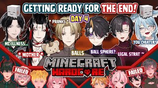 Day 4 of NIJISANJI EN Hardcore Minecraft — Found the Stronghold, Almost Time for The End!