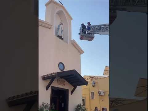 Festa di Maria SS. Assunta in Cielo a San Leone, processione sul mare e omaggio pompieri