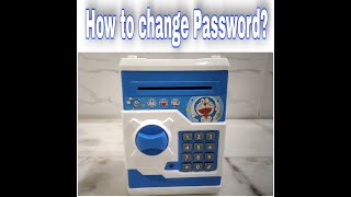 How to change the password of doraemon money bank - toy se dosti