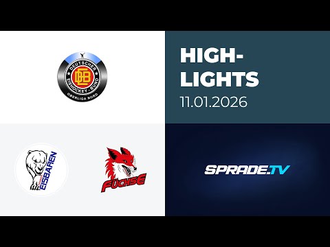 11.01.2026 - Highlights - Hammer Eisbären vs. Füchse Duisburg
