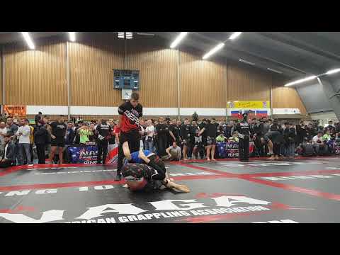 Frank Meagher SBG Clonmel BJJ fight 1 in NAGA Amsterdam 2018