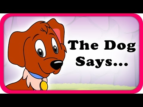 The Dog Says Bow Bow Lyrical Video | English Nursery Rhymes Full Lyrics For Kids & Children