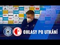 David Houska po utkání MOL CUPU s týmem SK Slavia Praha