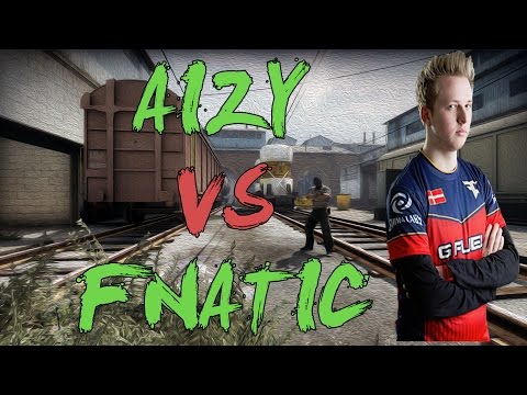 CSGO: POV FaZe aizy vs fnatic (27/15) train @ ESL Pro League Season 3