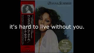 Donna Summer   Now I Need You 1977