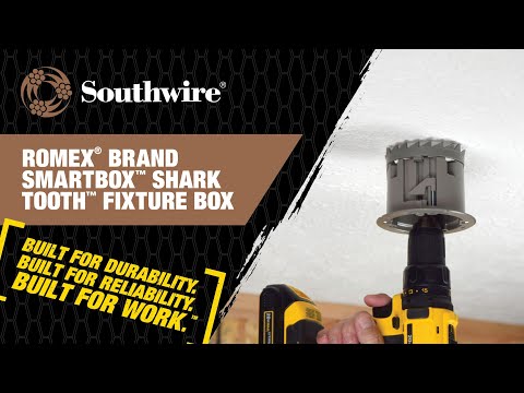 Southwire® Romex® Brand SmartBox™ Shark Tooth™ Fixture Box