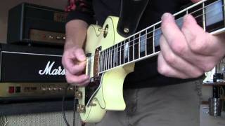 1985 Gibson Les Paul Custom Randy Rhoads Thru Marshall Plexi Eddie Vegas www.eddievegas.com