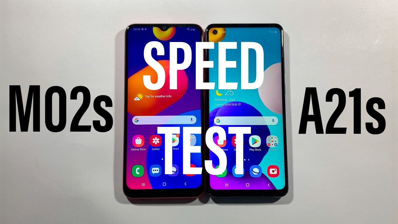Samsung M02s vs Samsung A21s Comparison Speed Test
