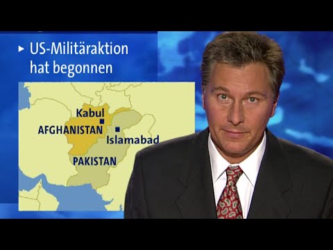 Tagesschau vom 7. Oktober 2001 (mit Claus-Erich Boetzkes)