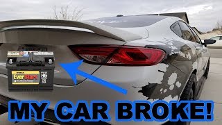 INSTALLING NEW BATTERY IN MY CHRYSLER 200