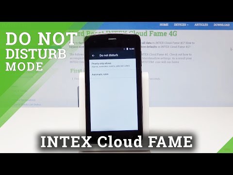 How to Activate Do Not Disturb Mode in INTEX Cloud Fame 4G - Mute Calls