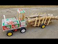 How To Make A Tractor Trolley Loader With Matchbox And Cardboard