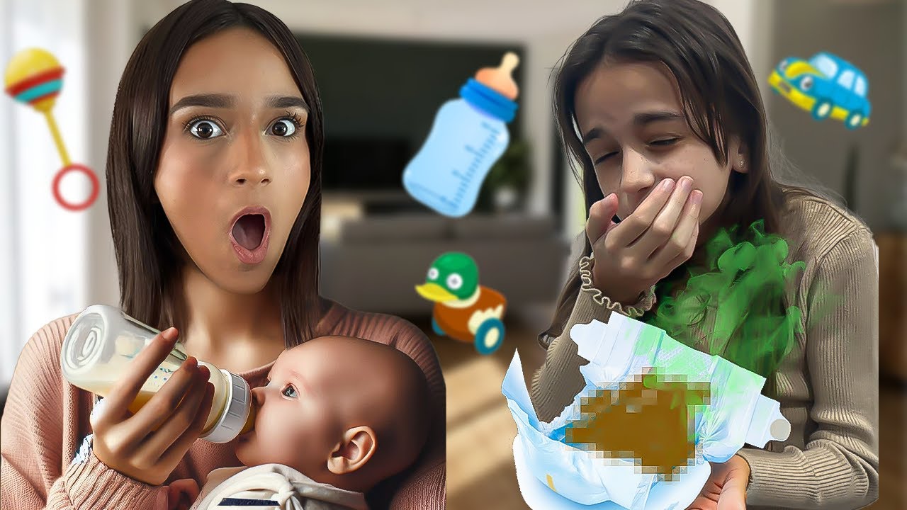 QUI SERA LA MEILLEURE MAMAN ? (avec un vrai bébé)