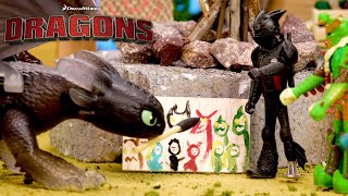 Toothless Paints a Masterpiece | DRAGONS