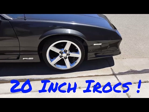 20 inch Irocs on Camaro RS Review