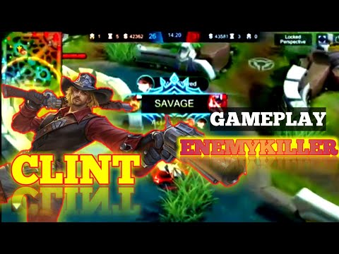 SAVAGE!!! TOP GLOBAL CLINT GAMEPLAY - MOBILE LEGENDS BANG BANG
