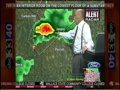 ABC 33/40 Coverage of the April 27, 2011 Outbreak (2:00 to 2:15 pm)