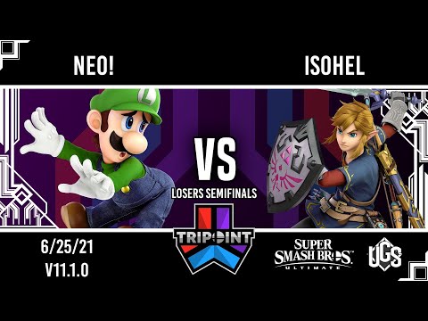 Tripoint Smash 102 - Losers Semifinals - NEO!(Luigi) Vs. isohel(Link)