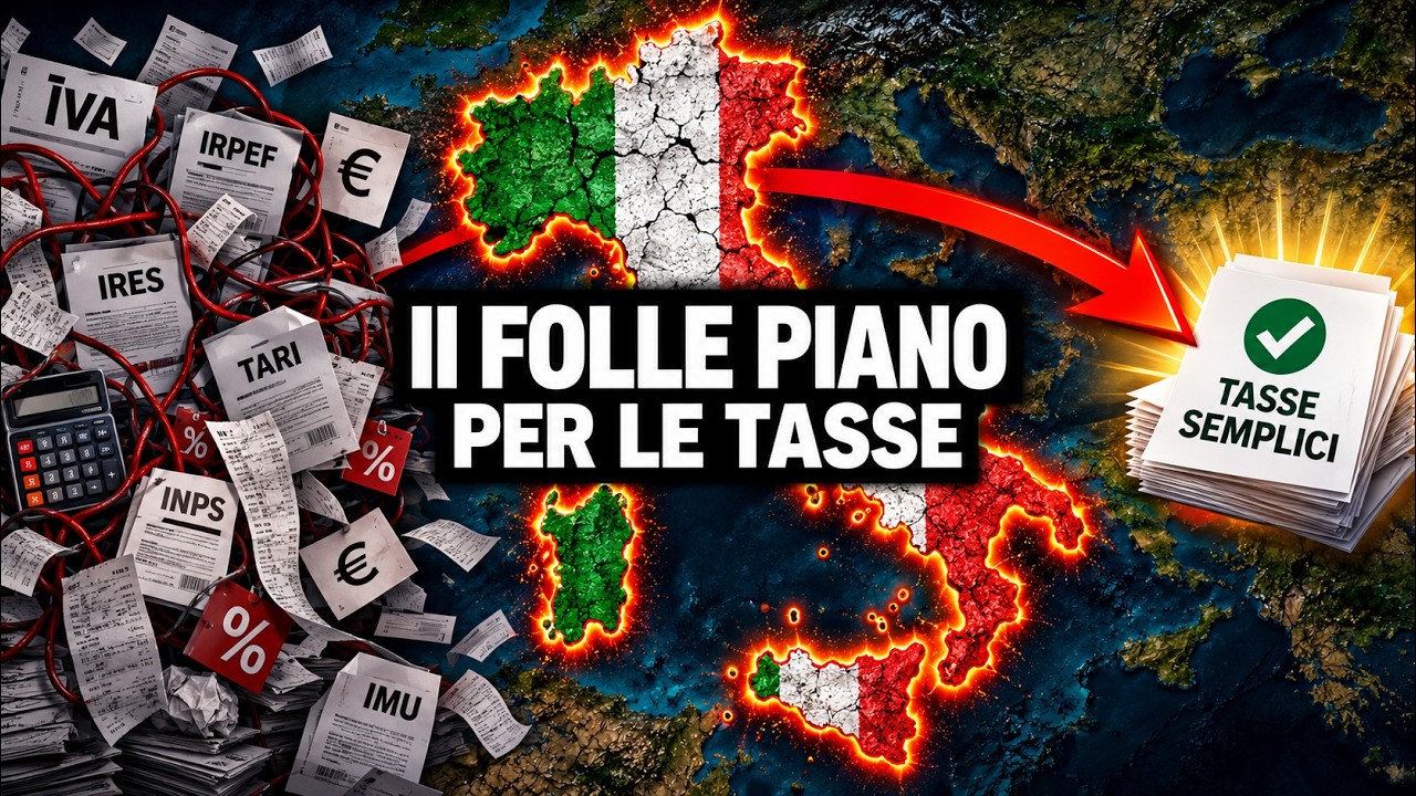 Il FOLLE PIANO con cui L’ITALIA potrebbe SEMPLIFICARE una VOLTA per TUTTE le TASSE